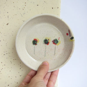 Azzone Alessandra Handmade, ceramics, colours, pottery, serving plates, small, stoneware, white