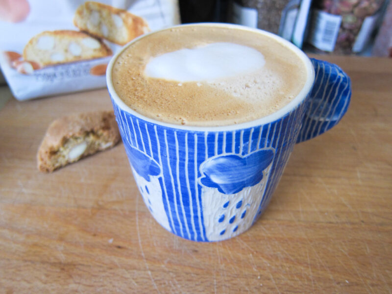 Azzone Alessandra Handmade, blue, carving, coffee, mug, stoneware