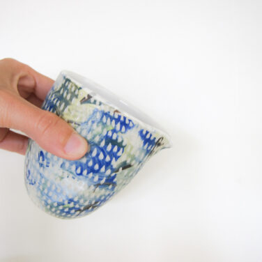 Small blue creamer